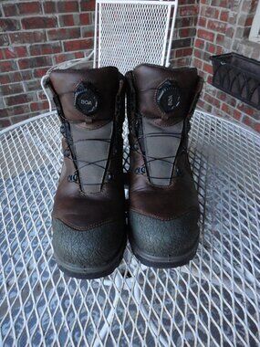 IRISH SETTER Men's Kasota Brown Leather Waterproof Composite Toe Boots Sz 12